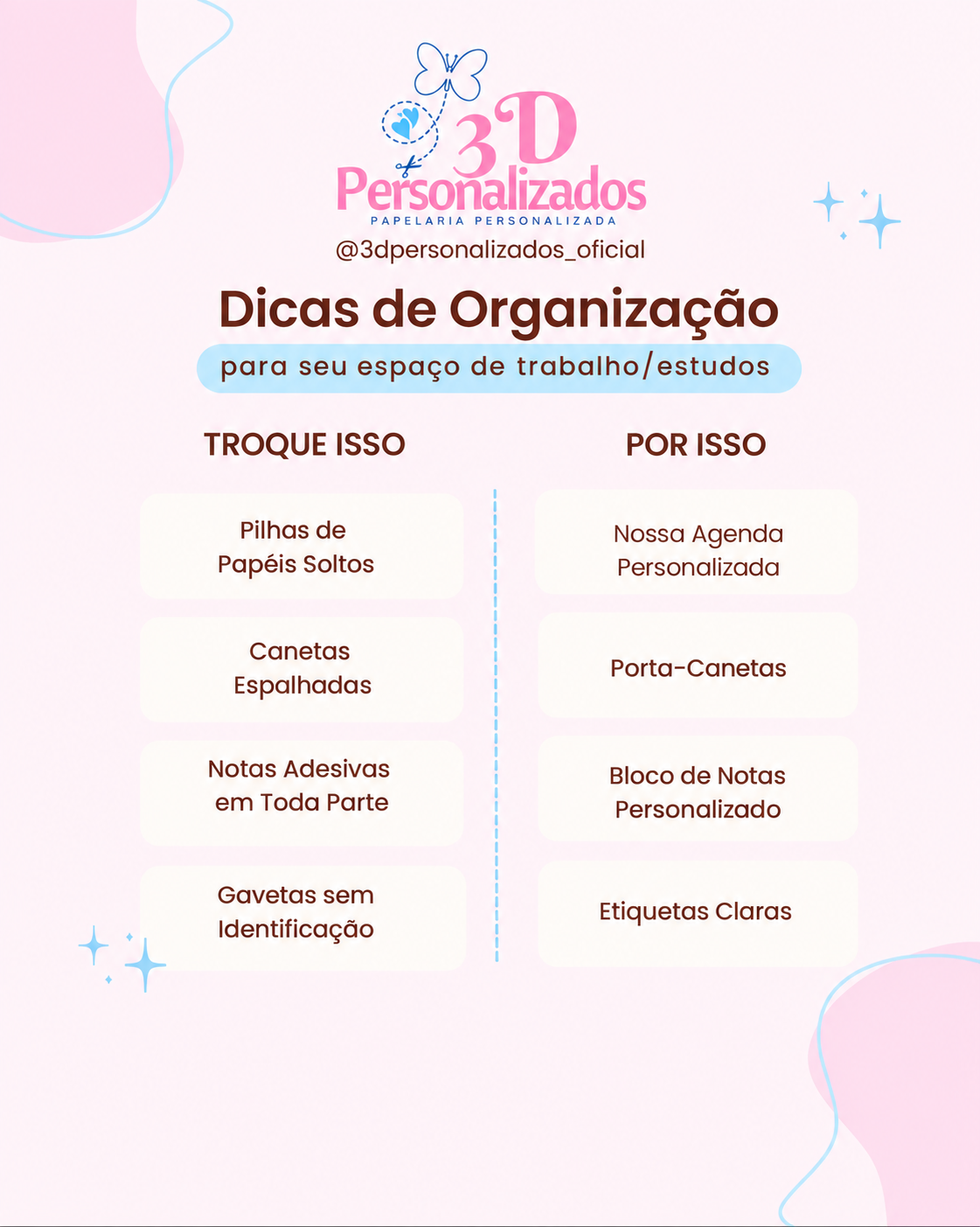 Dicas de Organização