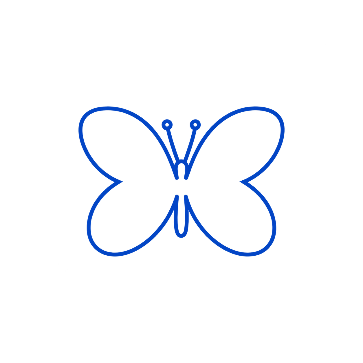 Borboleta do logo 3D Personalizados